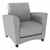 Shapes Series II Common Area Chair (Grade 3 Material) Live Wire Stone w/ Light Gray