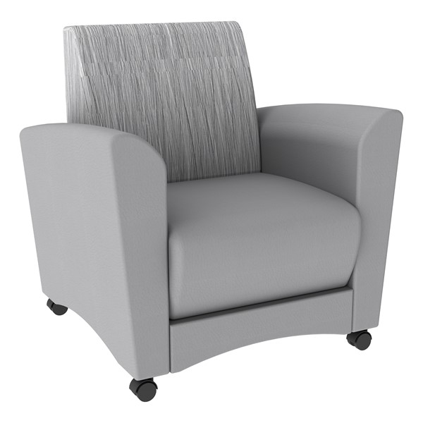 Shapes Series II Common Area Chair (Grade 3 Material) Live Wire Stone w/ Light Gray