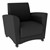 Shapes Series II Common Area Chair - Black Smooth Grain Vinyl