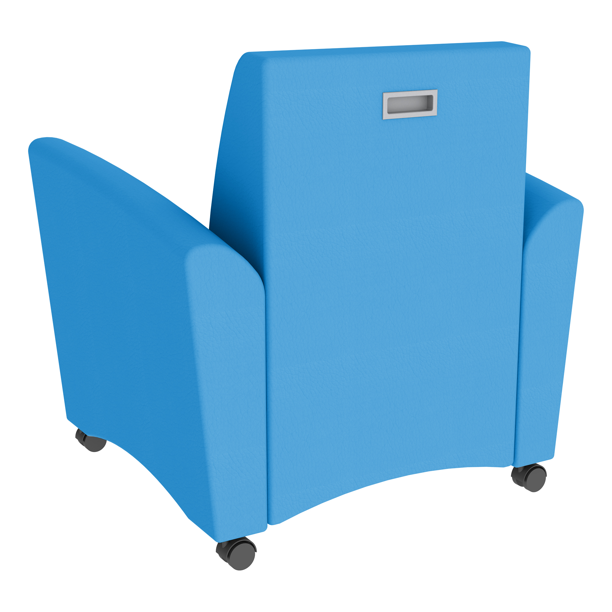 Shapes Series II Common Area Chair - Brilliant Blue Smooth Grain Vinyl