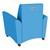 Shapes Series II Common Area Chair - Brilliant Blue Smooth Grain Vinyl