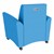 Shapes Series II Common Area Chair - Brilliant Blue Smooth Grain Vinyl