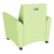 Shapes Series II Common Area Chair w/ Tablet Arm - Green Apple Smooth Grain Vinyl