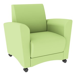 Shapes Series II Common Area Chair - Green Apple Smooth Grain Vinyl
