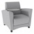 Shapes Series II Common Area Chair w/ Tablet Arm - Gray w/ Gray Tablet Arm