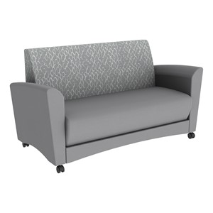 Shapes Series II Common Area Sofa - Charlotte Silver/Light Gray