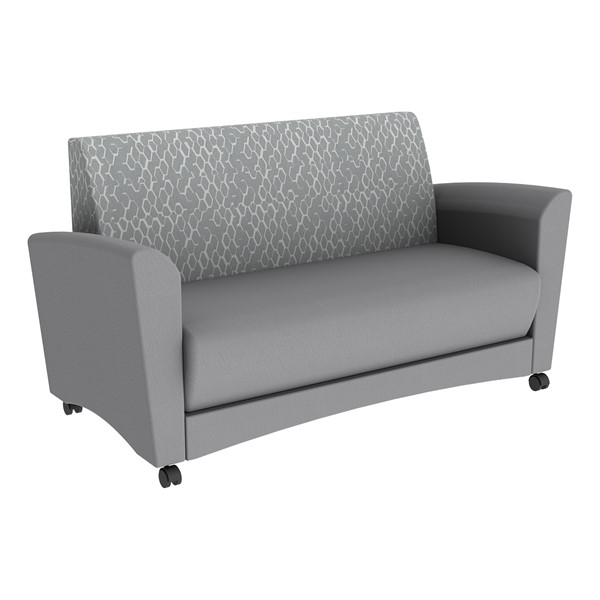 Shapes Series II Common Area Sofa - Charlotte Silver/Light Gray