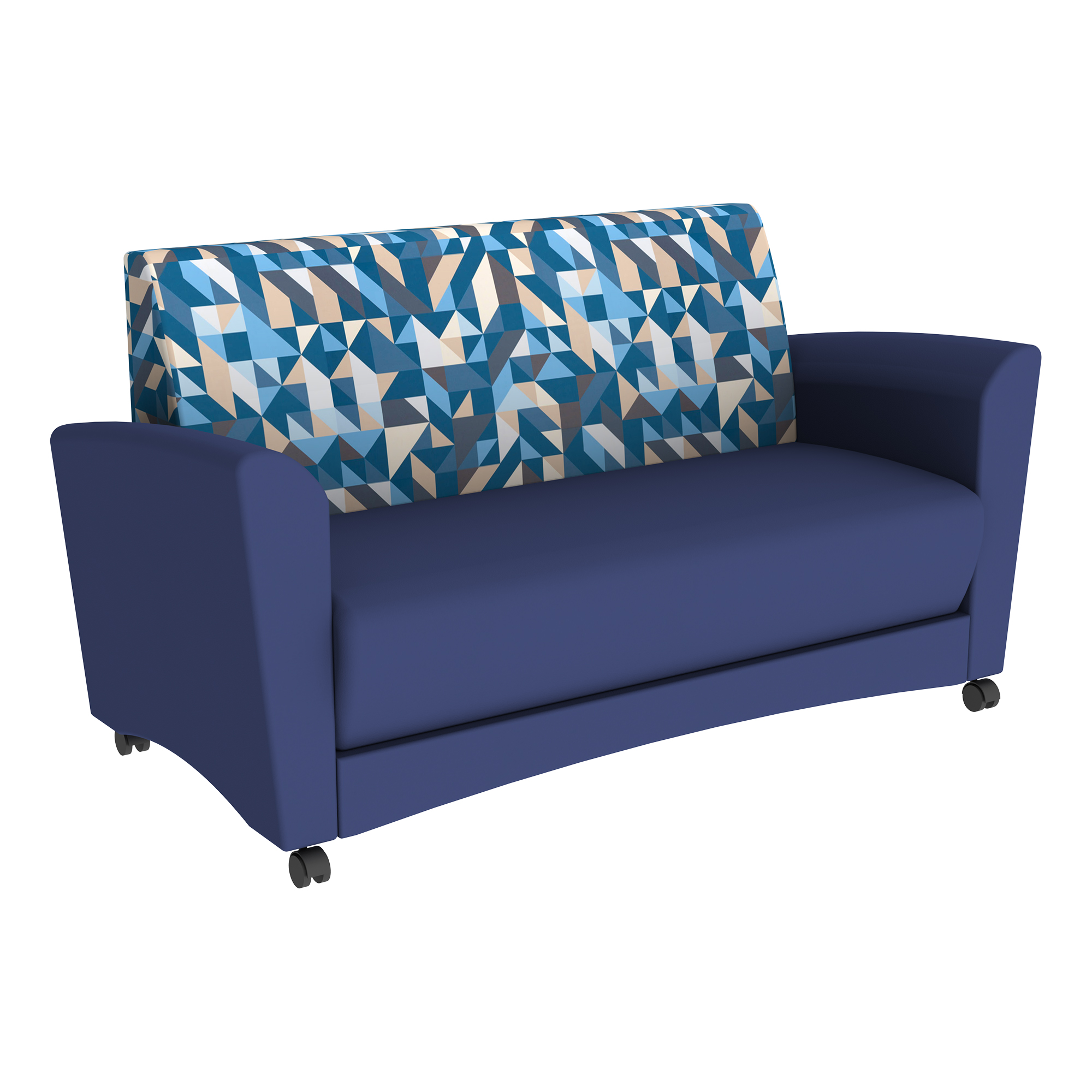 Shapes Series II Common Area Sofa - Angle Midnight/Navy