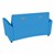 Shapes Series II Common Area Sofa - Brilliant Blue