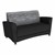 Shapes Series II Common Area Sofa (Grade 4 Material) - Sirocco Shoal/Black