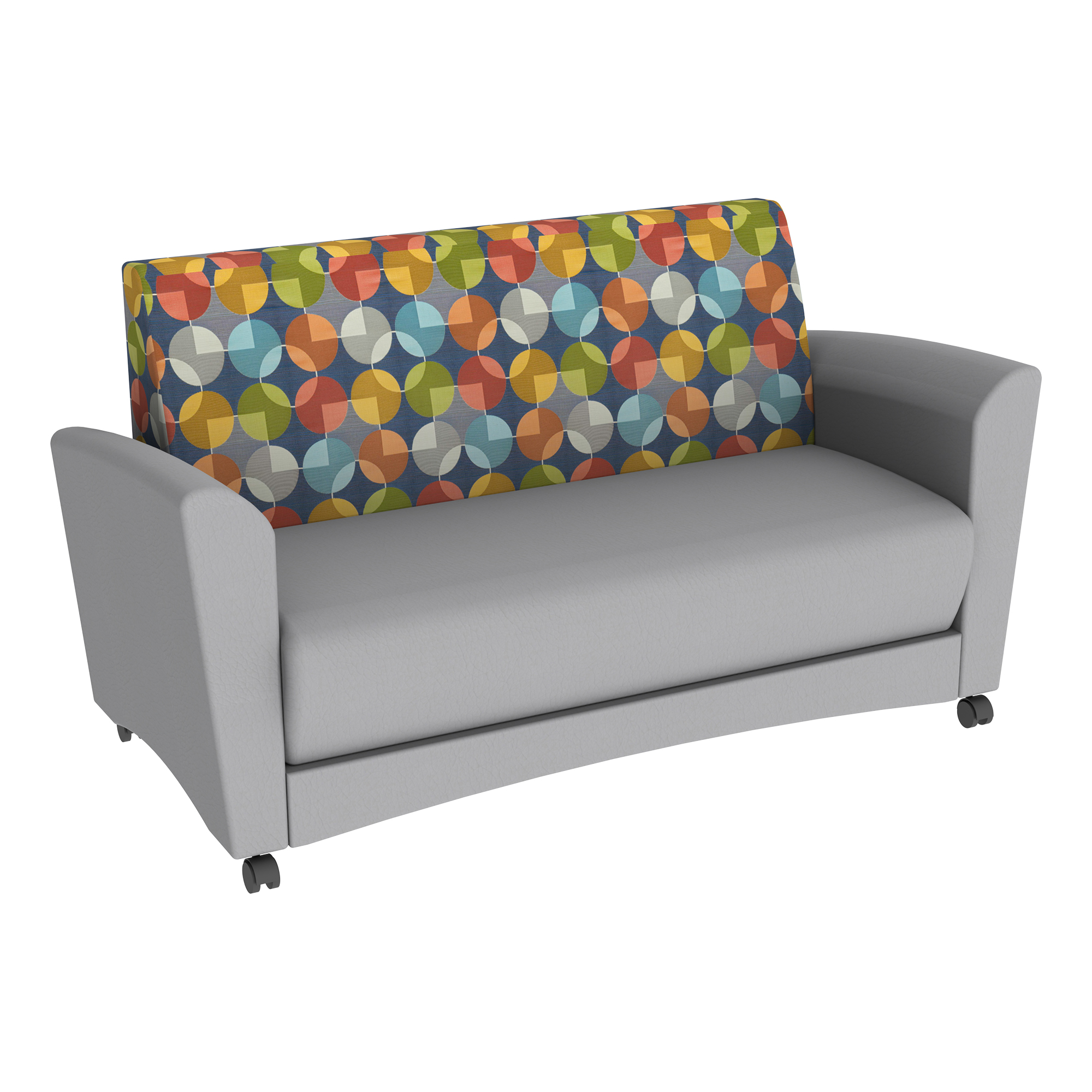 Shapes Series II Common Area Sofa - Compass Sapphire/Light Gray