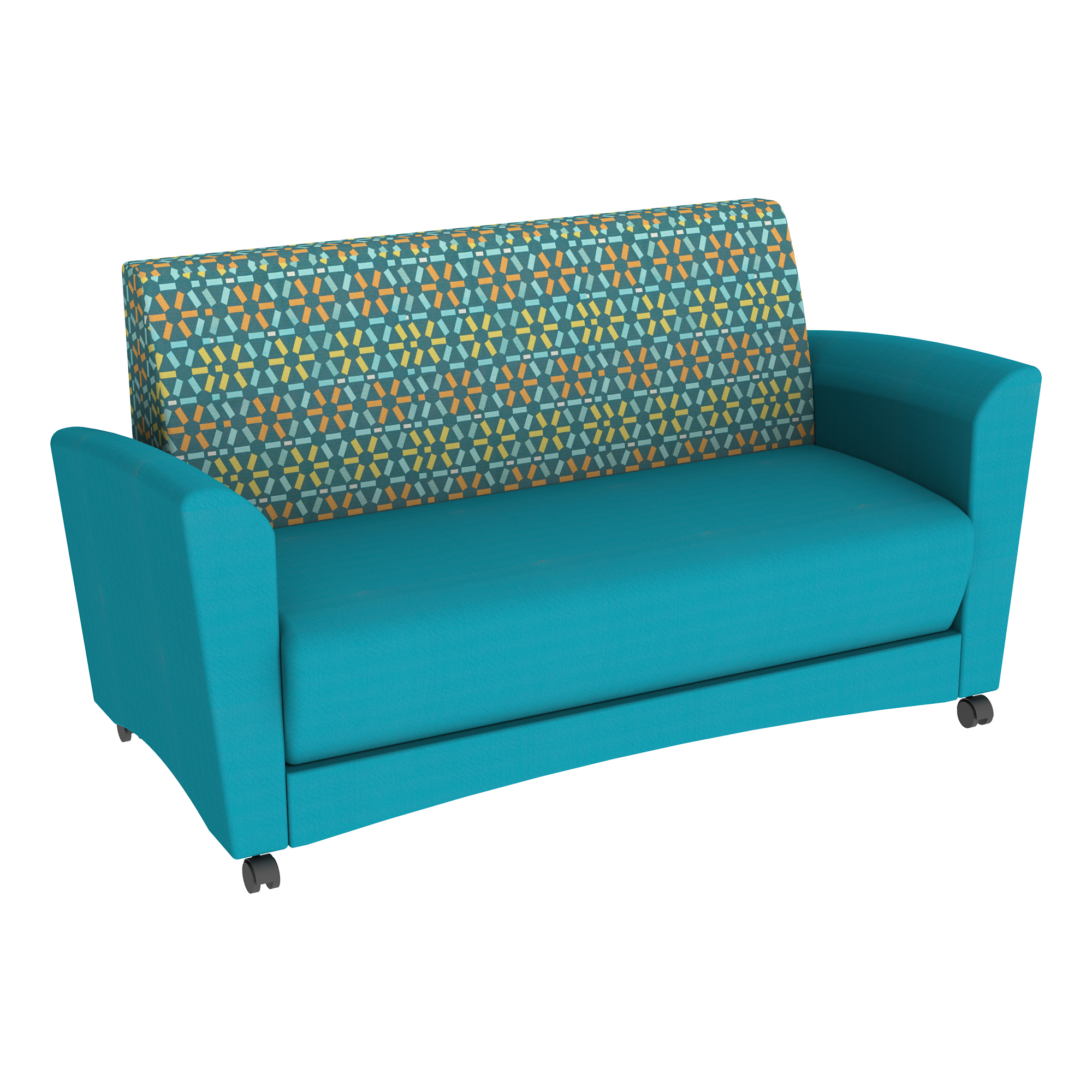 Shapes Series II Common Area Sofa - Atomic Baltic/Teal