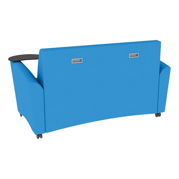 Shapes Series II Common Area Sofa w/ Tablet Arms - Brilliant Blue