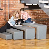 Shapes Series II Stacks Nested Soft Seating 