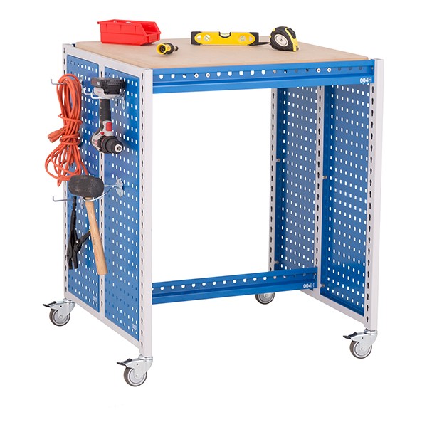 Creation Station Workbench Kit - Square (30" L x 30" D x 36" H) - Bin sold separately (accessories not included)