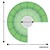 Shapes Series II Banquette Vinyl Soft Seating Set - 18-Piece Inner and Outer Curve Seating w/ CafÃ© Table - Grouped Footprint