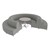 Shapes Series II Banquette Vinyl Soft Seating Set - 18-Piece Inner and Outer Curve Seating w/ CafÃ© Table - Gray Crosshatch Seats w/ Gray Nebula Table
