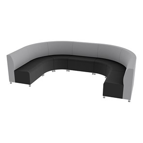 Shapes Series II Banquette Vinyl Soft Seating Set - Horseshoe