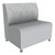 Shapes Series II Banquette Soft Seating - Rectangle - Charlotte Silver/Cool Gray