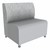 Shapes Series II Banquette Soft Seating - Rectangle - Charlotte Silver/Cool Gray
