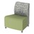 Shapes Series II Banquette Soft Seating - Outer Curve - Bandwidth Circuit/Fern Green