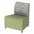 Shapes Series II Banquette Soft Seating - Outer Curve - Bandwidth Circuit/Fern Green