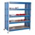 Creation Station Shelving Unit Kit (60" L x 30" D x 70" H) - Bins sold separately (accessories not included)