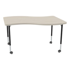 Structure Series Mobile Wave Collaborative Table