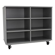 Shapes Series Double-Wide Mobile Storage Shelving