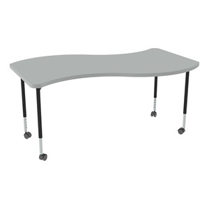 Structure Series Mobile Wave Collaborative Table