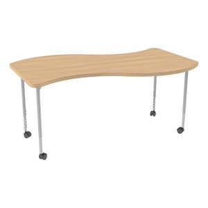 Structure Series Mobile Wave Collaborative Table