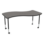 Structure Series Mobile Wave Collaborative Table