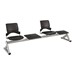 Ballard Series Beam Seating w/ 2 Padded Vinyl Seats & 2 Tables