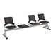 Ballard Series Beam Seating w/ 3 Seats & 1 Table