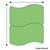 Shapes Series Rectangle Wave Collaborative Table - Grouped Footprint
