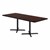 Rectangle Pedestal Café Table w/ X Base