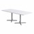 Rectangle Pedestal Café Table w/ X Base