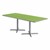 Rectangle Pedestal Café Table w/ X Base