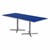 Rectangle Pedestal Café Table w/ X Base
