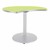 Crescent Pedestal Café Table w/ Round Base