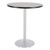Round Pedestal Stool-Height Café Table w/ Round Base