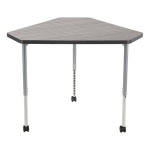 Structure Series Diamond Mobile Collaborative Table w/ Laminate Top - Cosmic Strandz