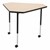 Structure Series Diamond Mobile Collaborative Table w/ Laminate Top - Maple