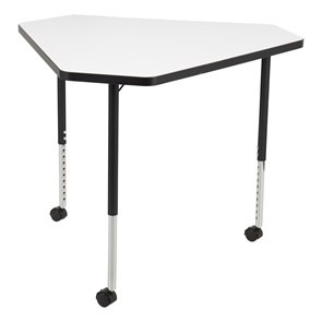 Structure Series Diamond Mobile Collaborative Whiteboard Table