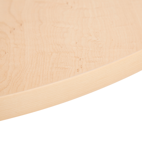 Round Pedestal Café Table w/ Round Base - Edge