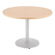 Round Pedestal Café Table w/ Round Base