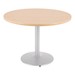 Round Pedestal Café Table w/ Round Base