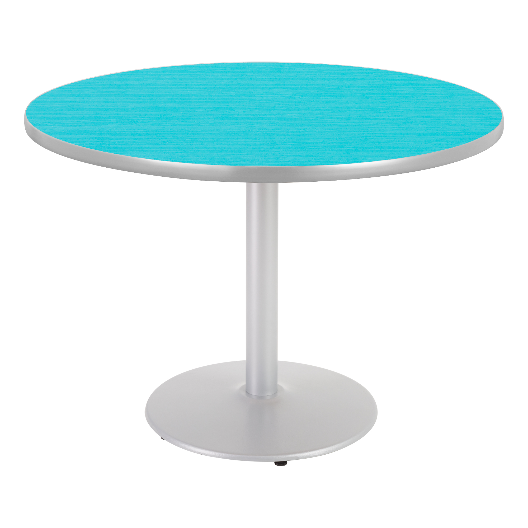 Round Pedestal Café Table w/ Round Base