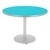 Round Pedestal Café Table w/ Round Base