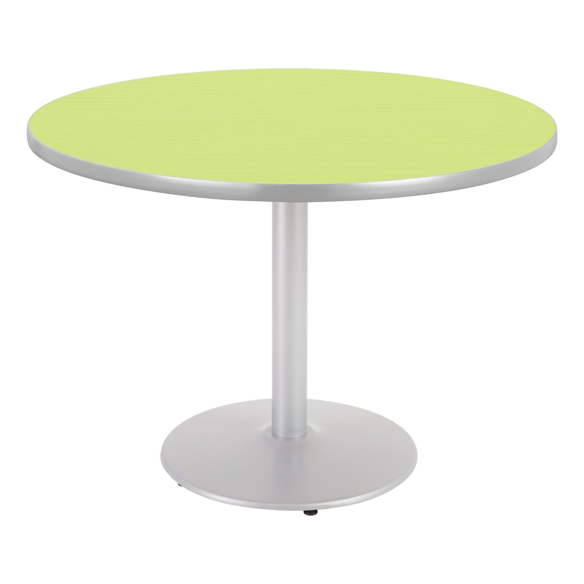 Round Pedestal Café Table w/ Round Base